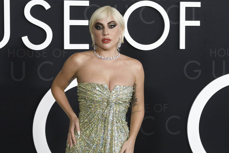 La perruque courte effil&eacute;e de Lady Gaga