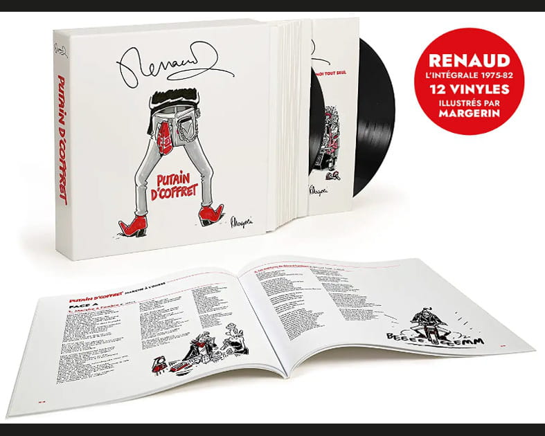 Renaud "Putain d'Coffret" 12&nbsp;vinyles - Edition limit&eacute;e