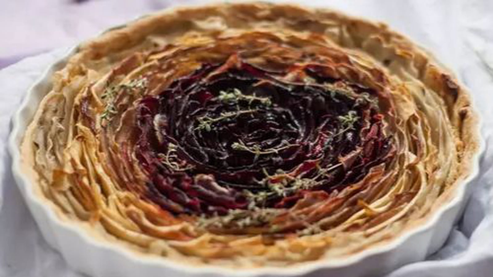 Tartelettes fleur de légumes à l'huile d’olive et Balsamic Olive