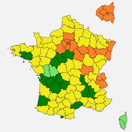 carte pollen france allergie