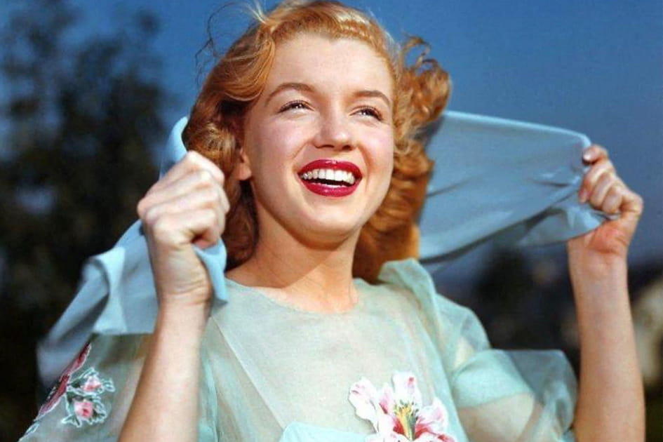 La coloration rousse de Marilyn Monroe