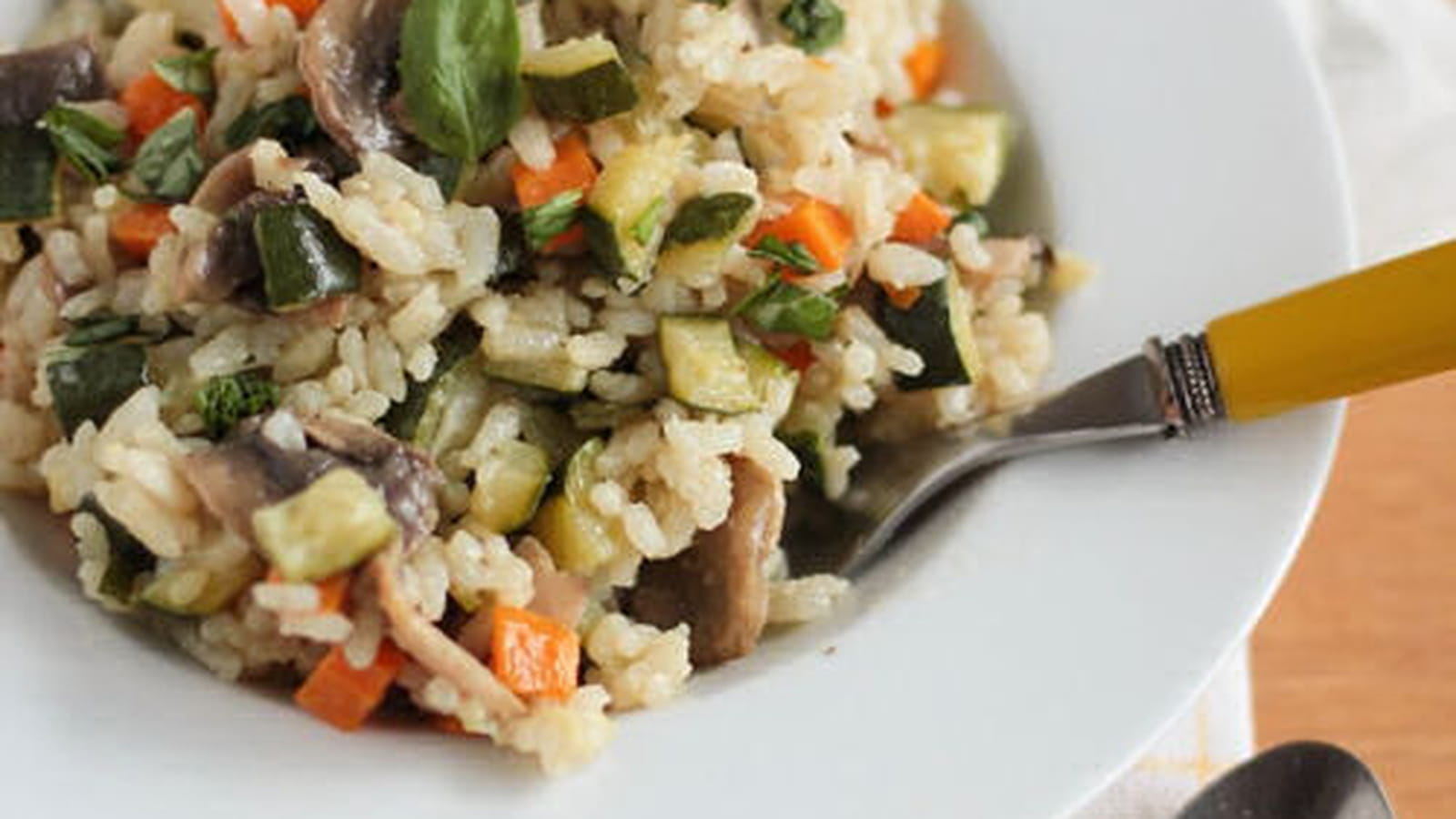 Risotto aux légumes vegan