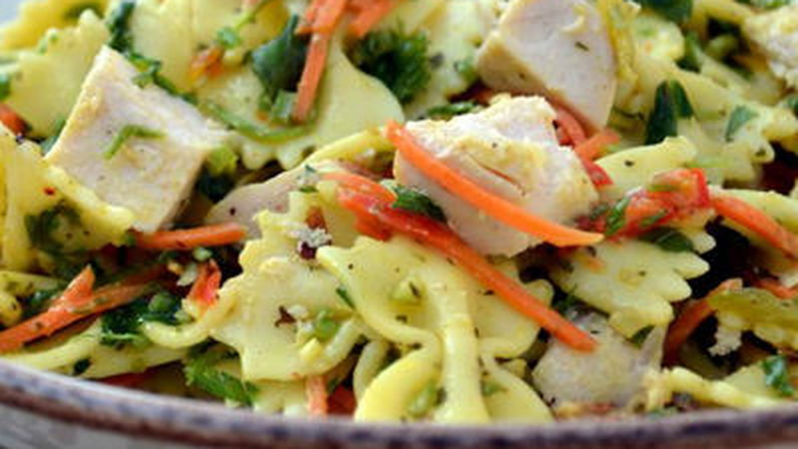 Salade de pâtes au poulet