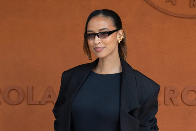 L'ex Miss France Flora Coquerel prend la pose &agrave; Roland-Garros