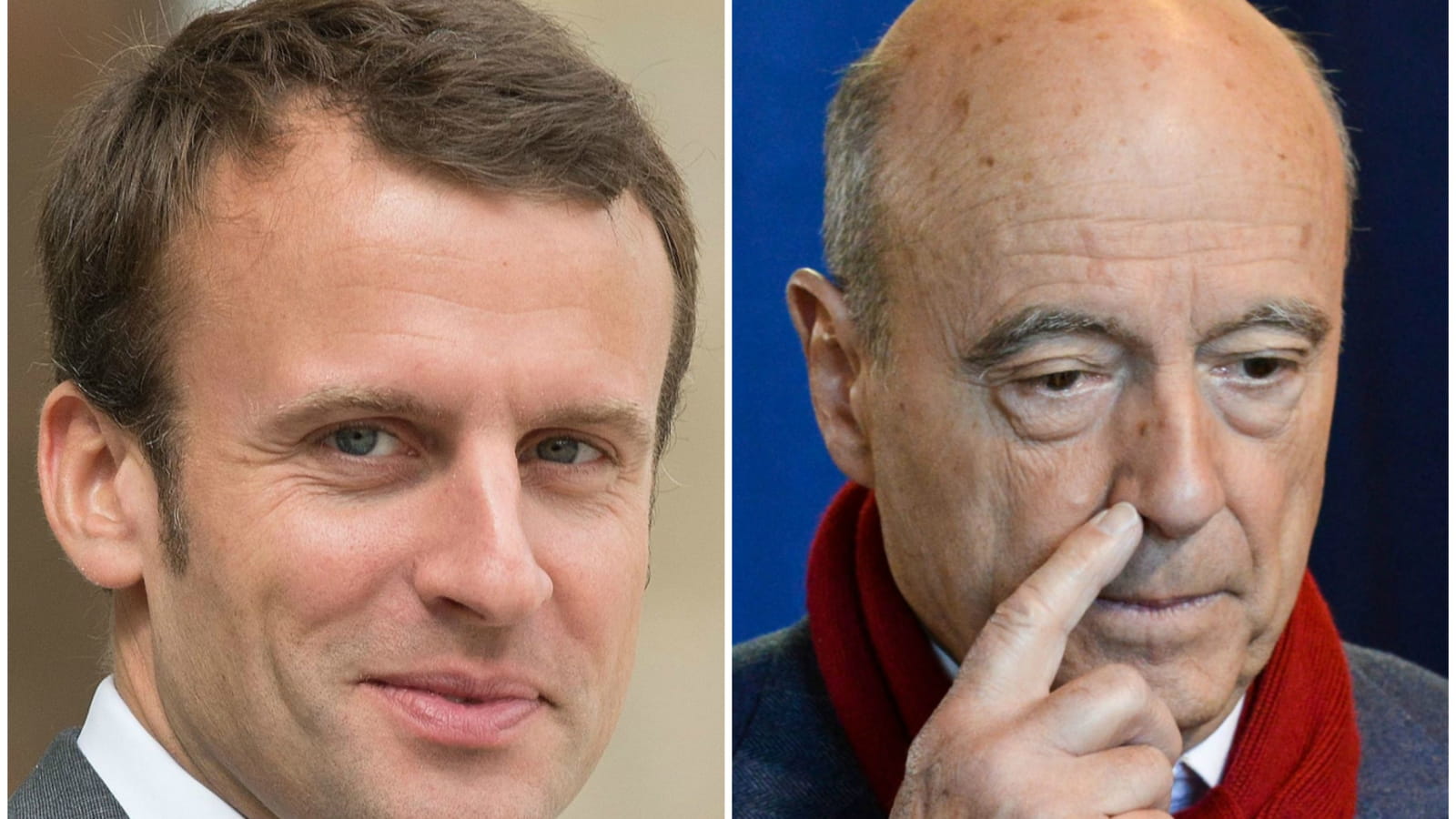 Emmanuel Macron et Alain Juppé