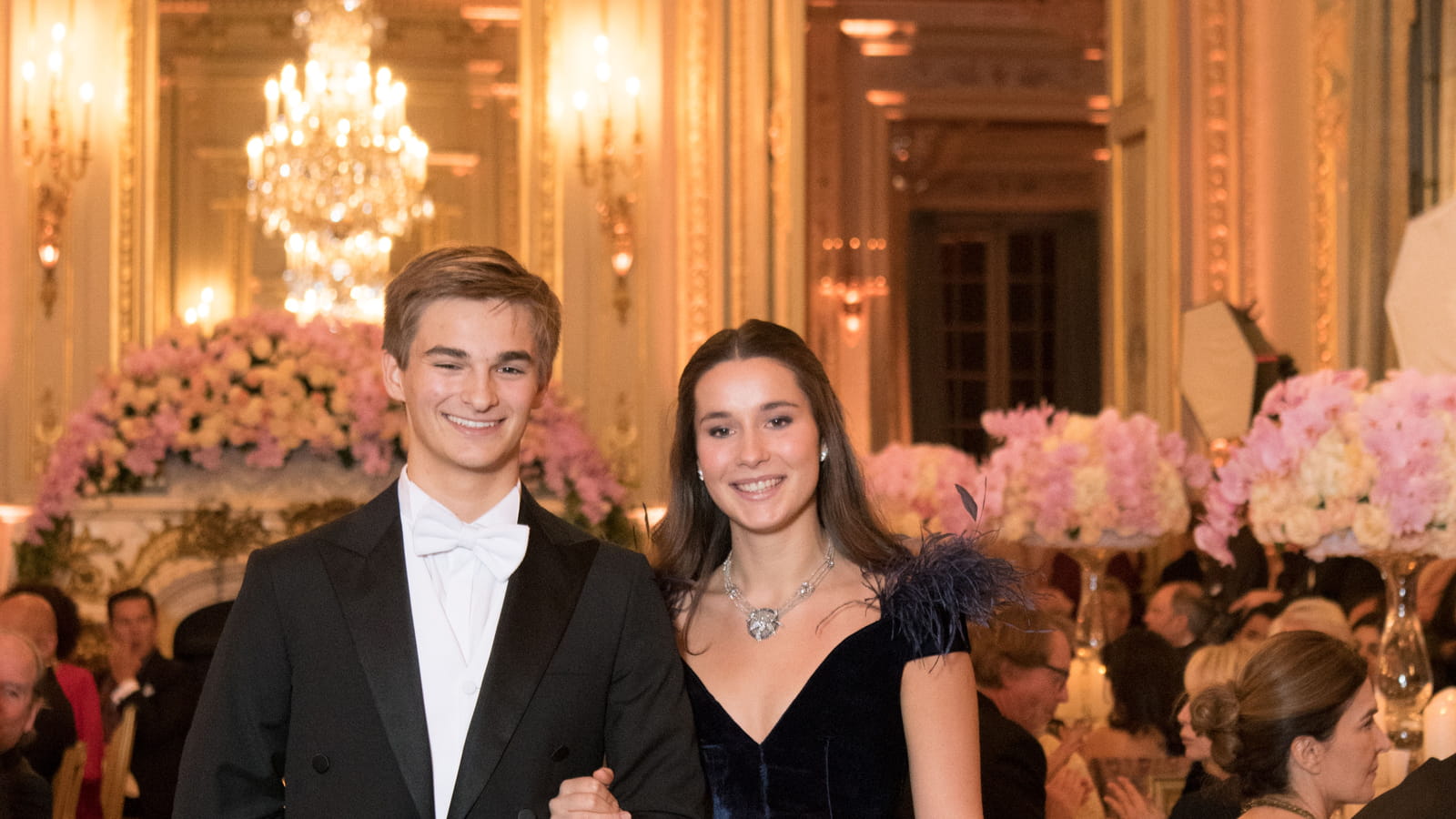 Dona Maria do Carmo Calem Joao Rolo et son cavalier SAR Prince Dinis de Bragança