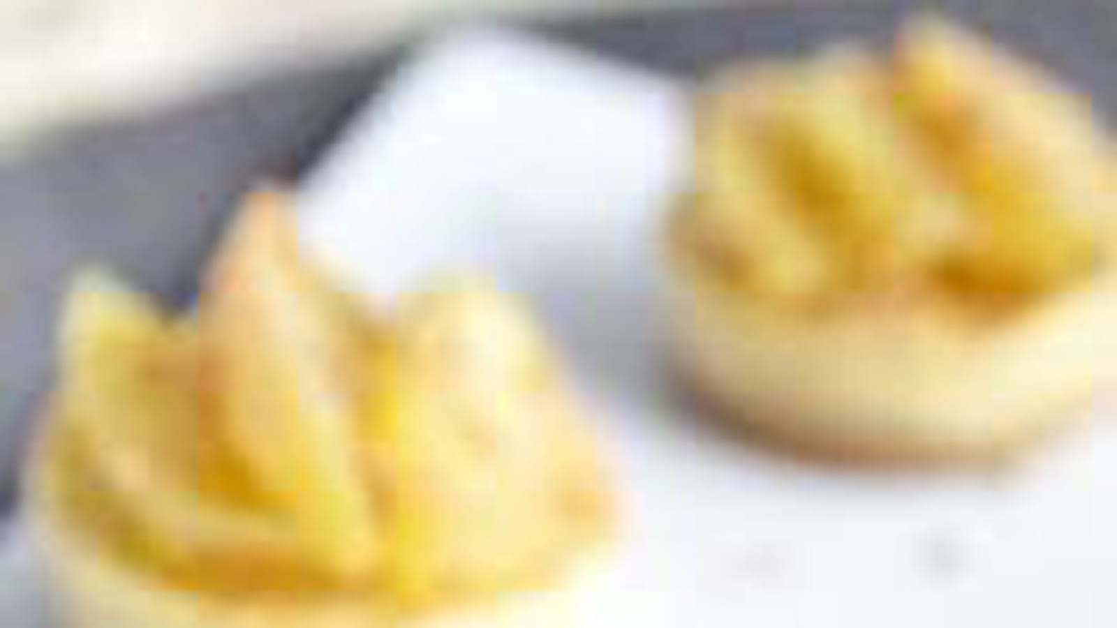 Mini cheesecake normands