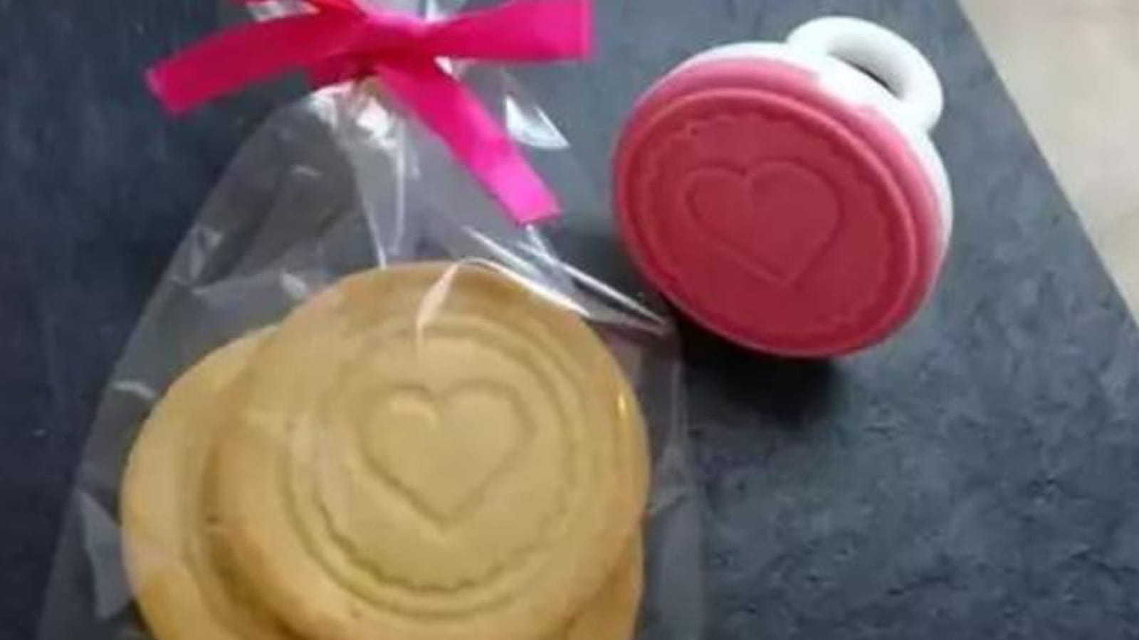 Sablés avec décoration cœur