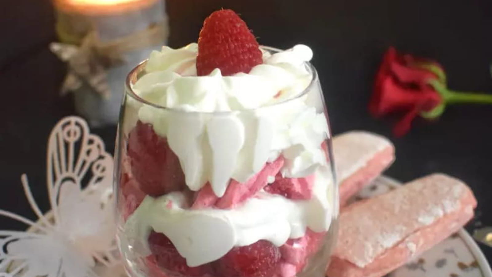 Comme une pavlova aux framboises