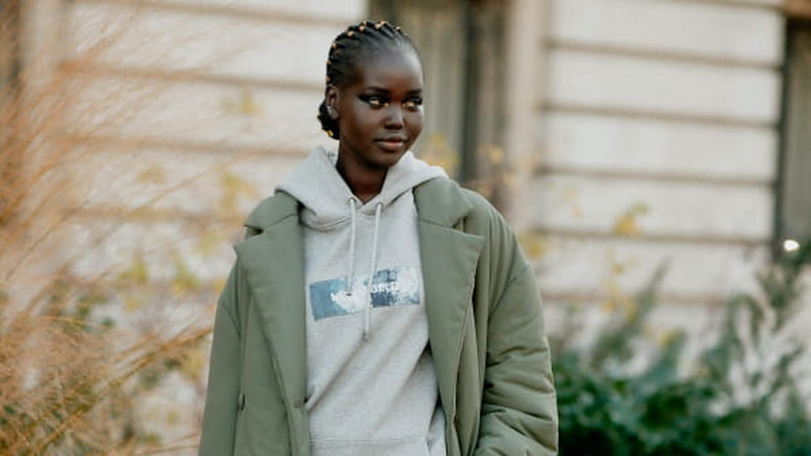 Adut Akech le 24 janvier 2022