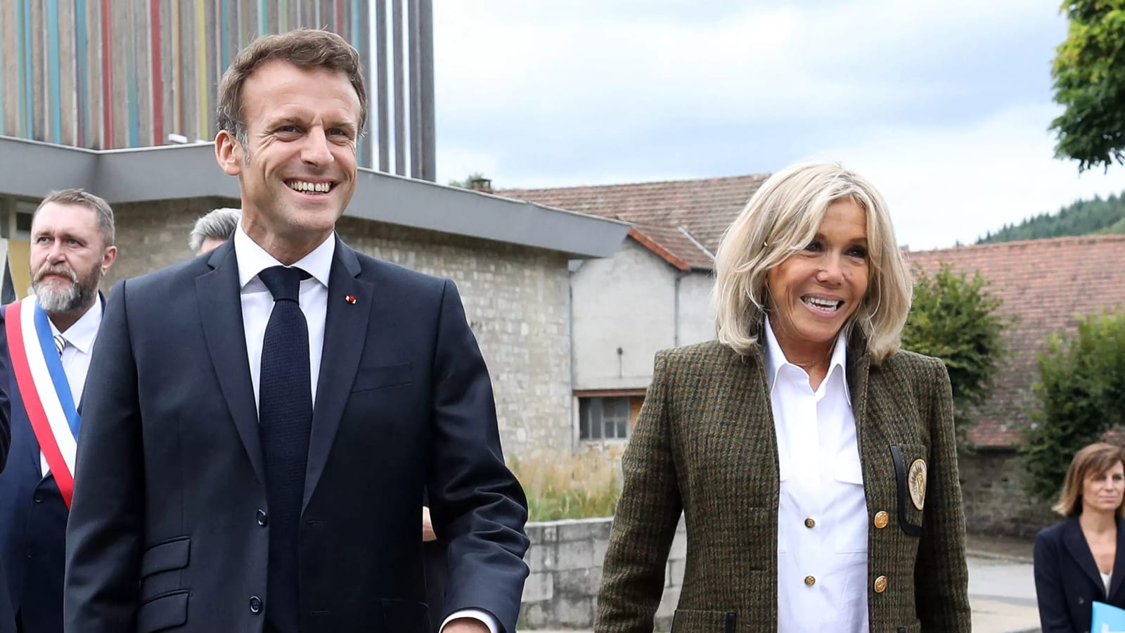 Emmanuel et Brigitte Macron