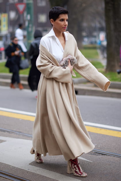 Le manteau &agrave; pliss&eacute;s