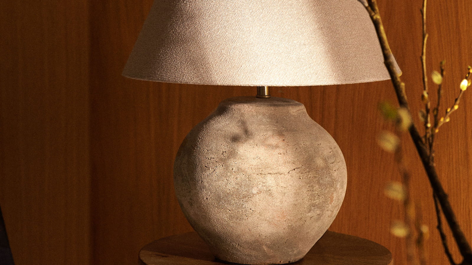 Lampe effet antique