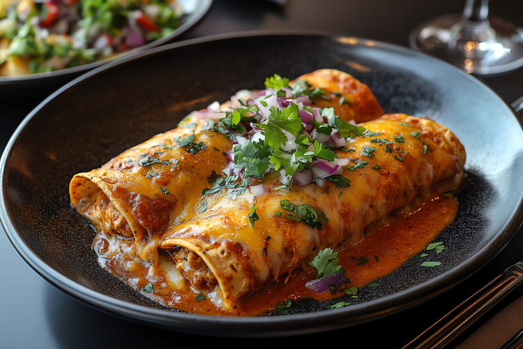 Enchiladas Poulet Poivron Et Fromage La Meilleure Recette