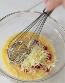 Mini quiche sans pâte au Airfryer : Etape 1