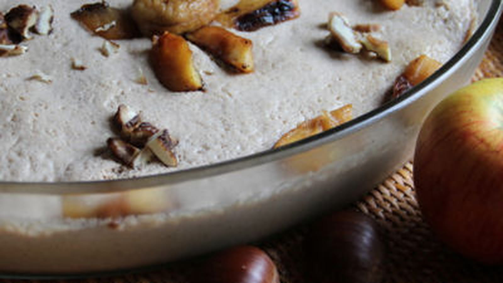 Tiramisu d'automne aux pommes et châtaignes