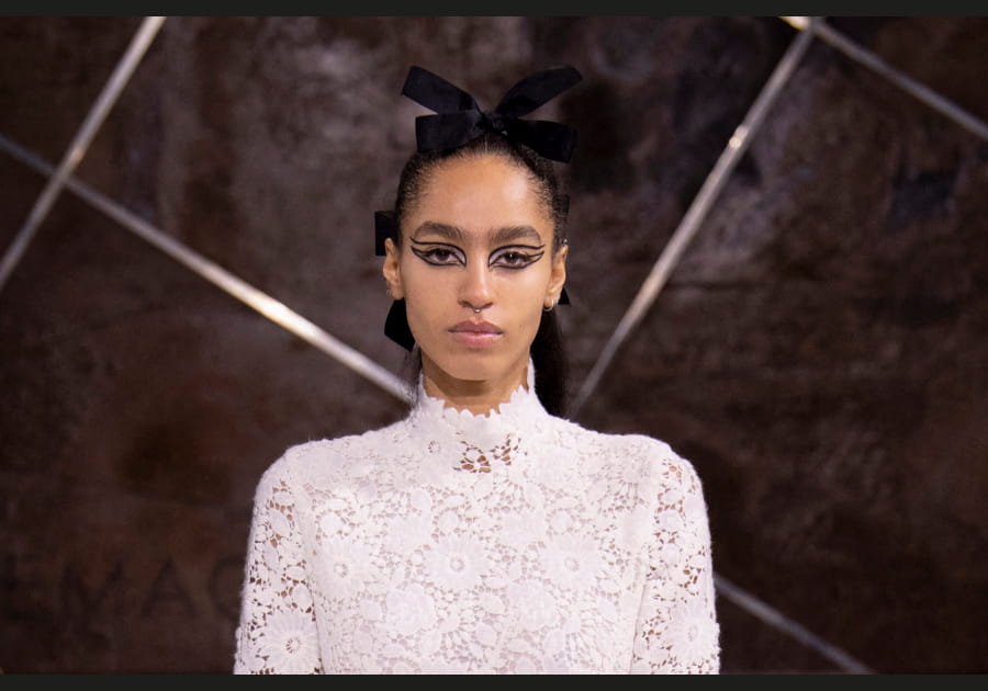 L'eye-liner graphique de Giambattista Valli