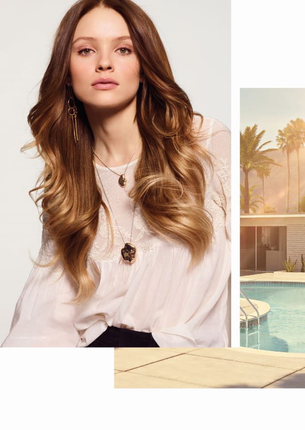 Long ombré hair