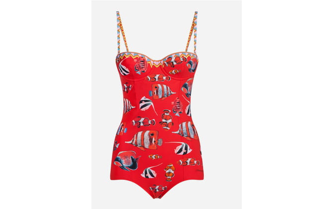 Maillot de bain poissons de Dolce & Gabbana