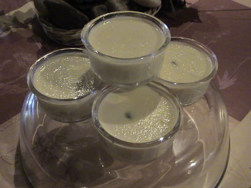 Crème rhum raisins et noix de coco