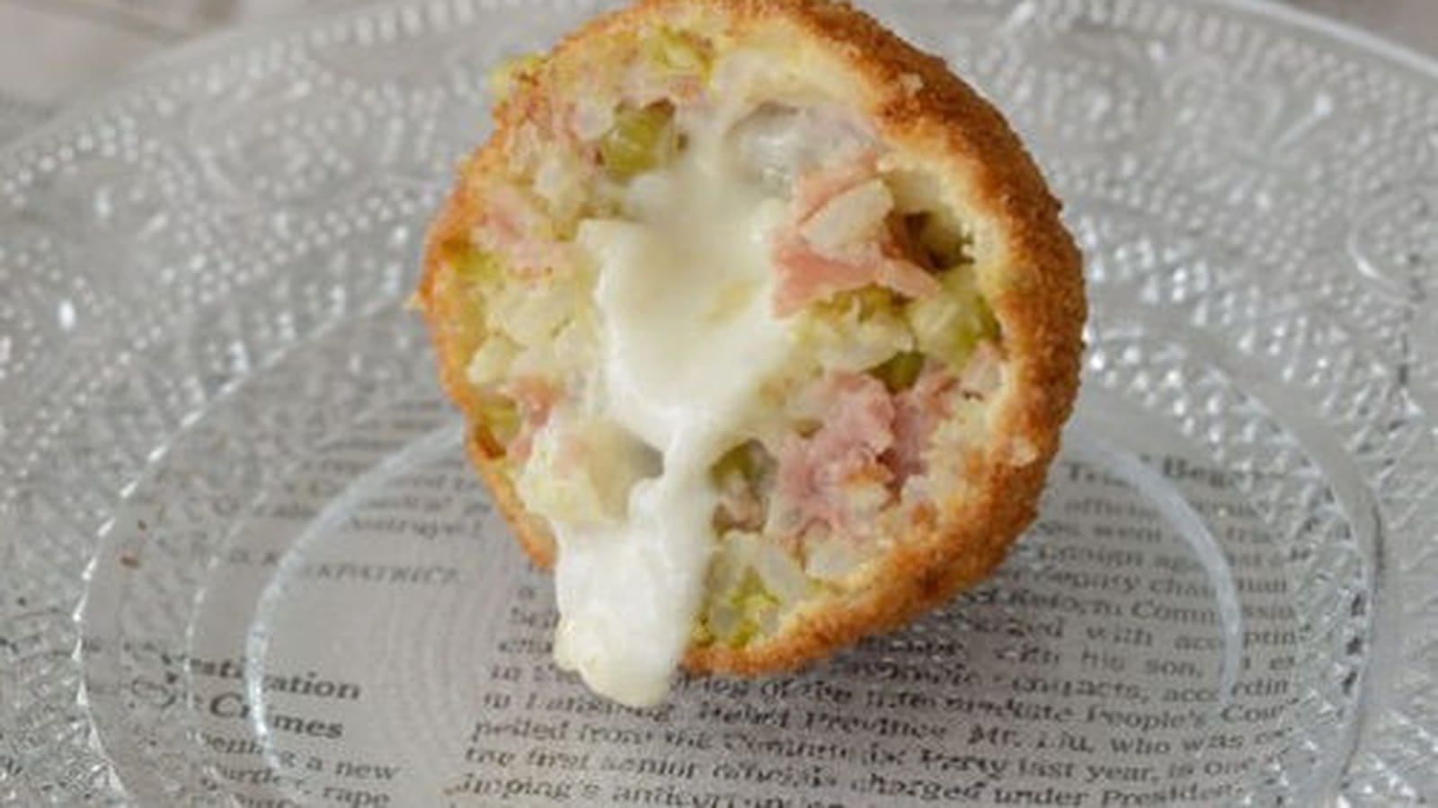 Arancini à la mozzarella