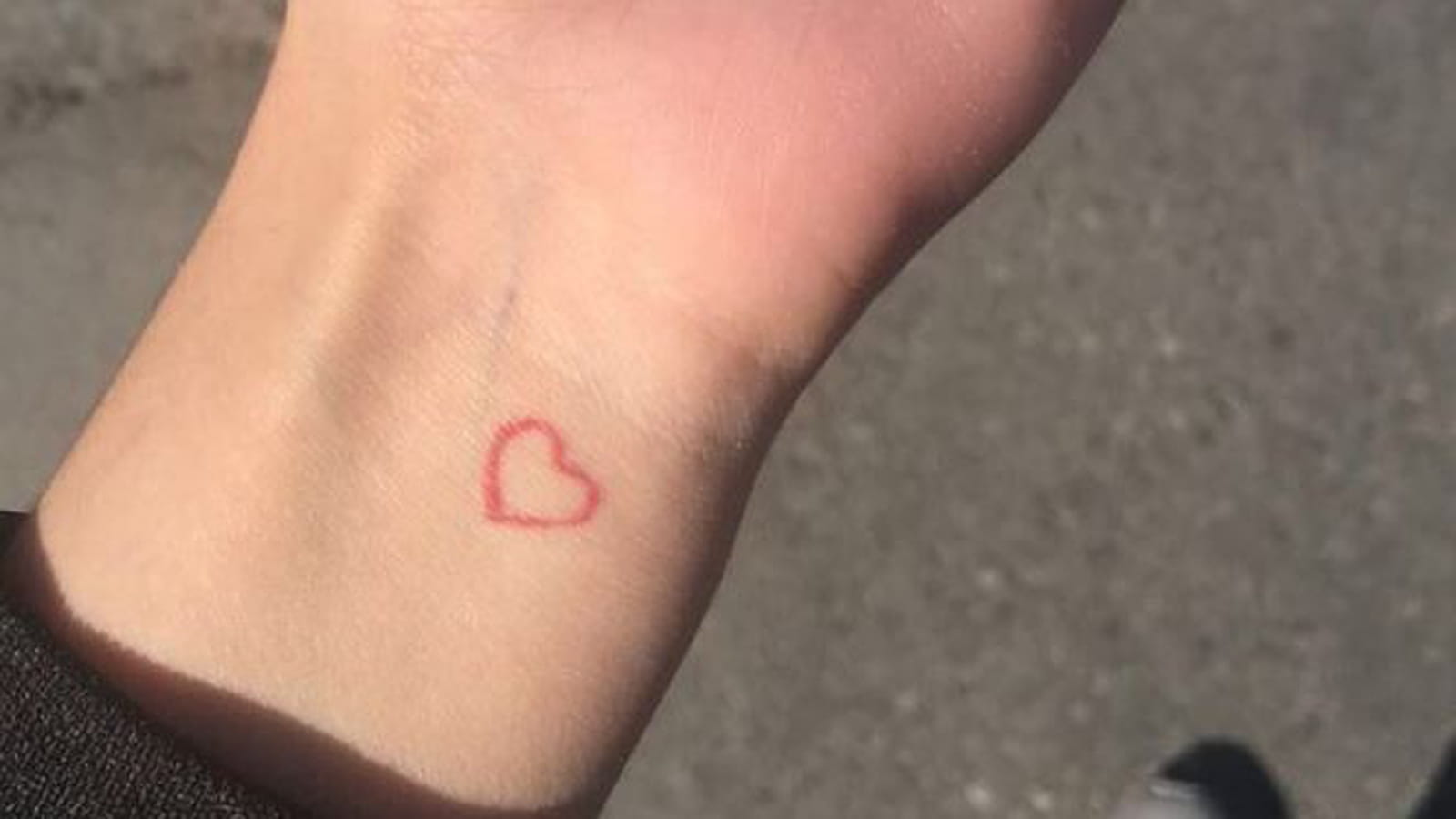 Le coeur rouge