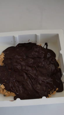 Tablette de chocolat cookie dough : Etape 3