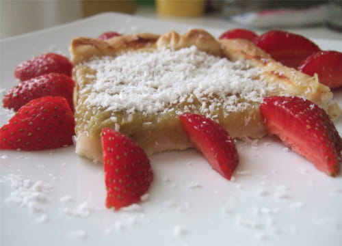 Tarte à la rhubarbe classique
