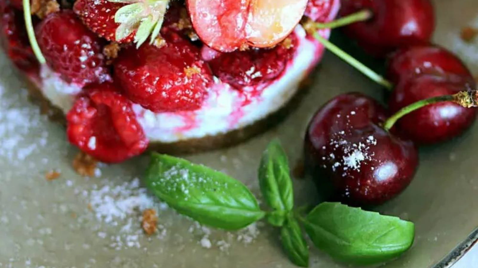 Cheesecake minute aux fruits rouges