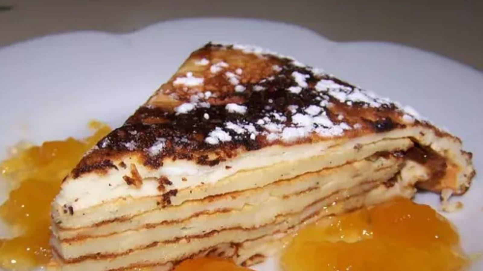 Gâteau de crêpes nature