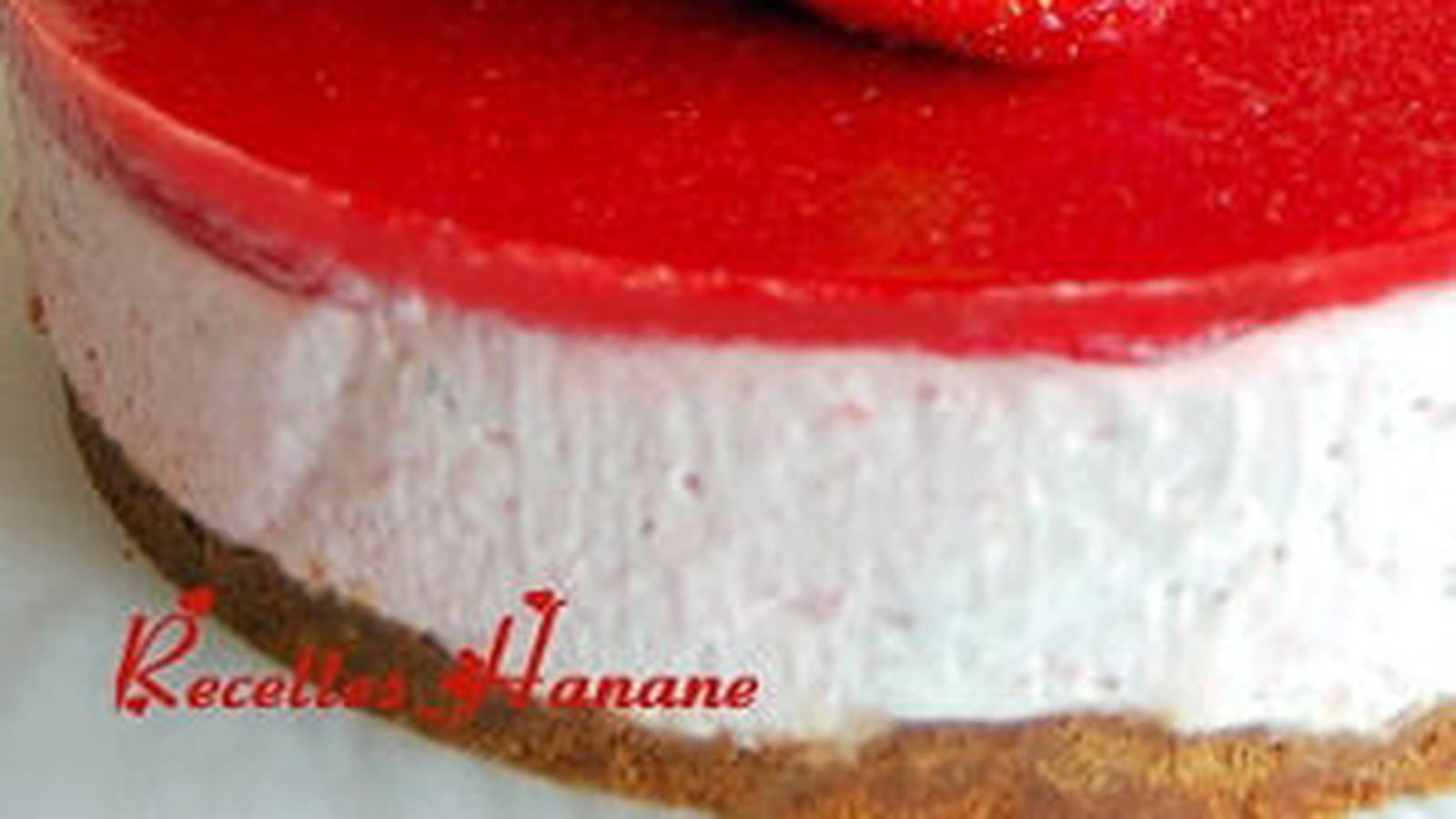 Bavarois aux fraises