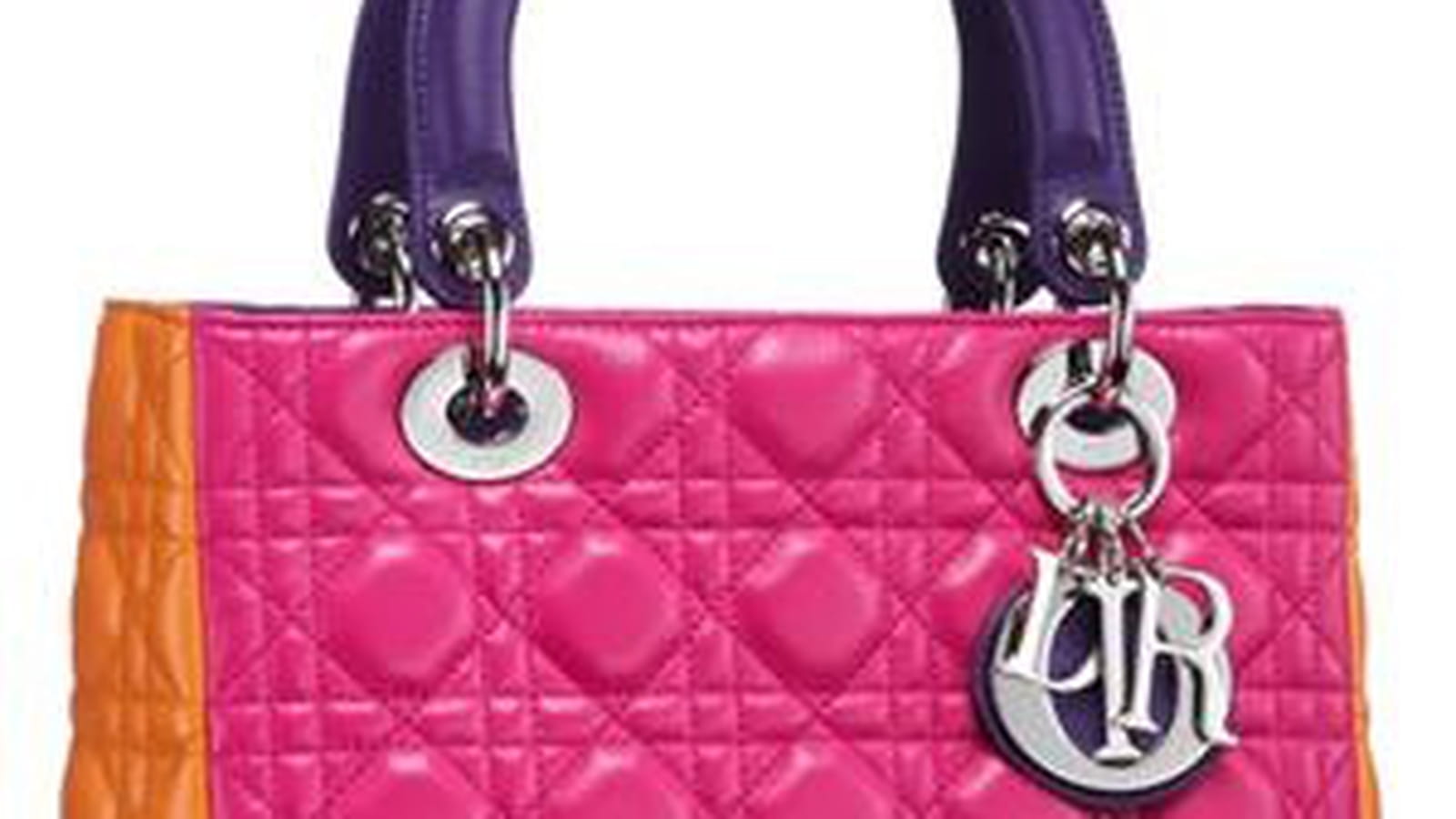 Sac "Lady Dior" tricolore de Dior