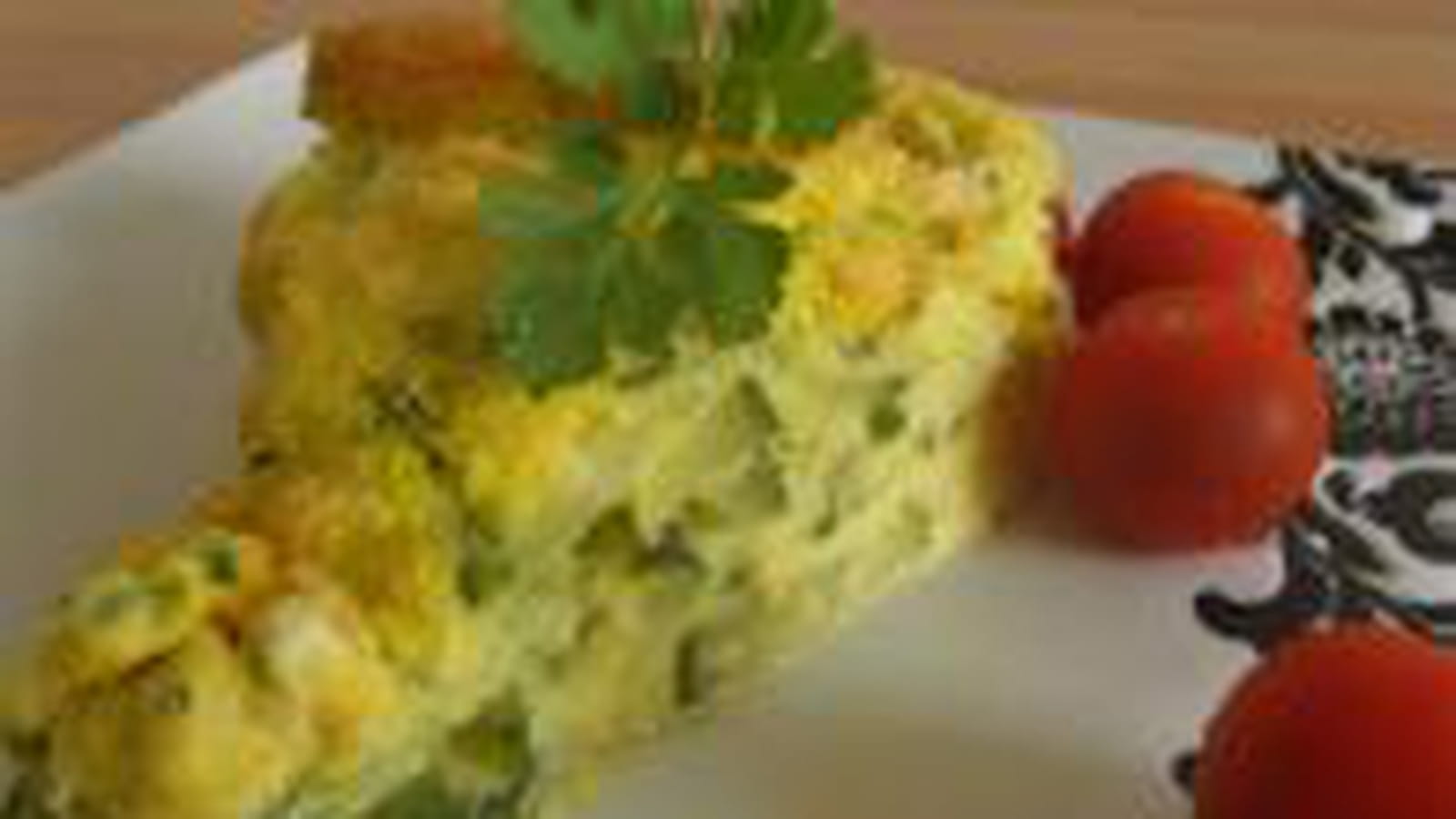 Omelette soufflée aux courgettes à la ciboulette