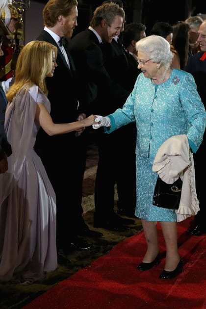 Avec la reine Elisabeth II