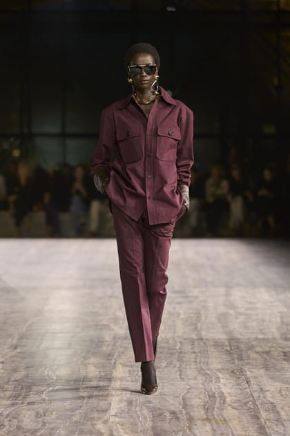 Look 23 du défilé Saint Laurent printemps-été 2024