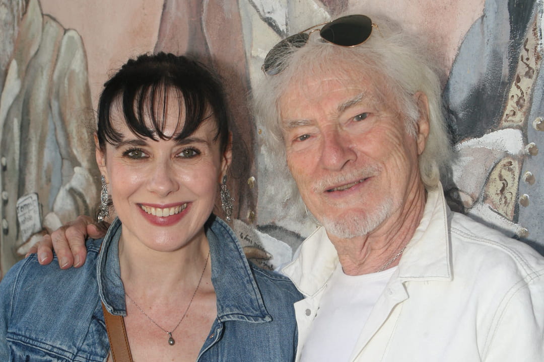 Hugues Aufray et Muriel Megevand ont 45 ans d'écart Hugues Aufray et Muriel Megevand ont 45 ans d'écart