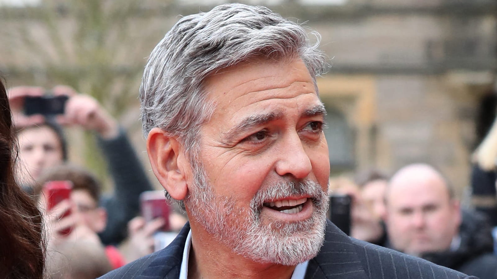 George Clooney barbe