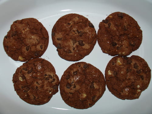 Cookies au fondant chocolat