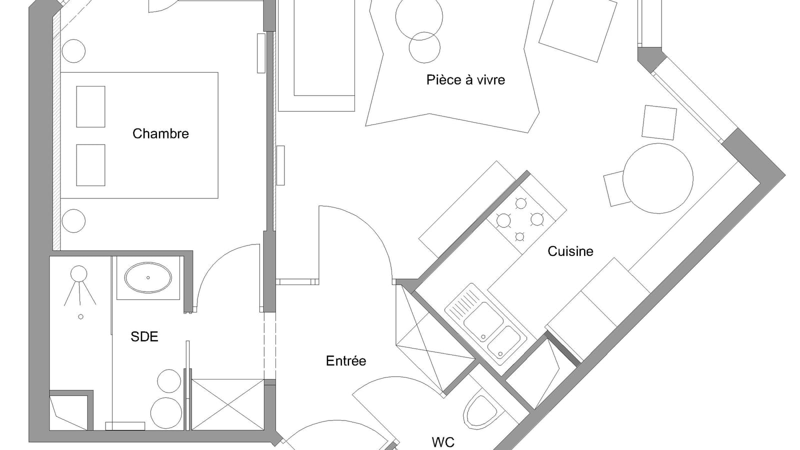Plan après travaux 