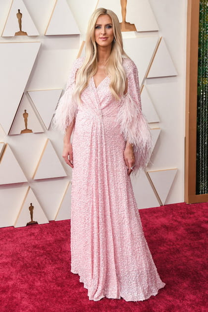 Nicky Hilton en robe Jenny Packham
