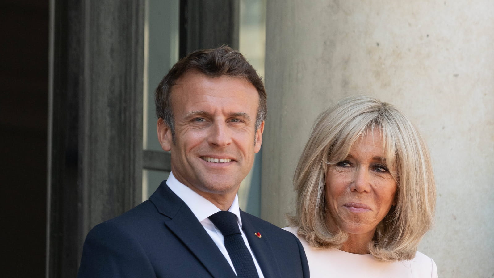 Emmanuel et Brigitte Macron