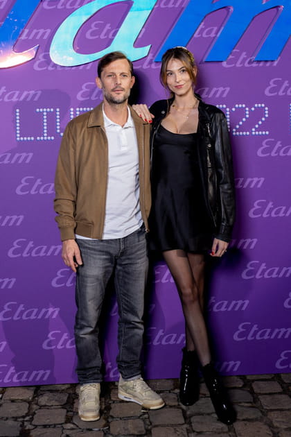 Nicolas Duvauchelle et Chloé Roy au Etam Live Show 2022