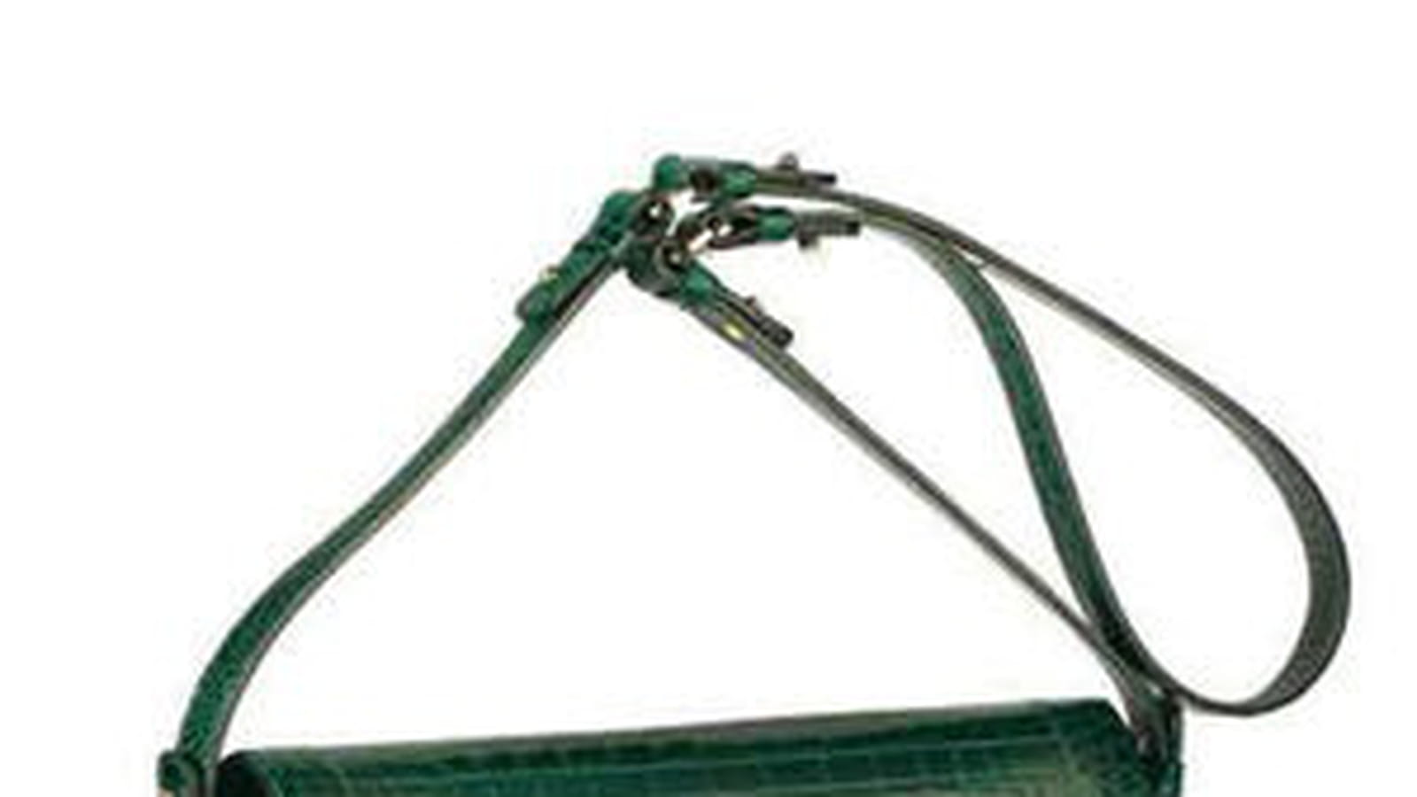 Sac à main vert forêt d'Elie Saab
