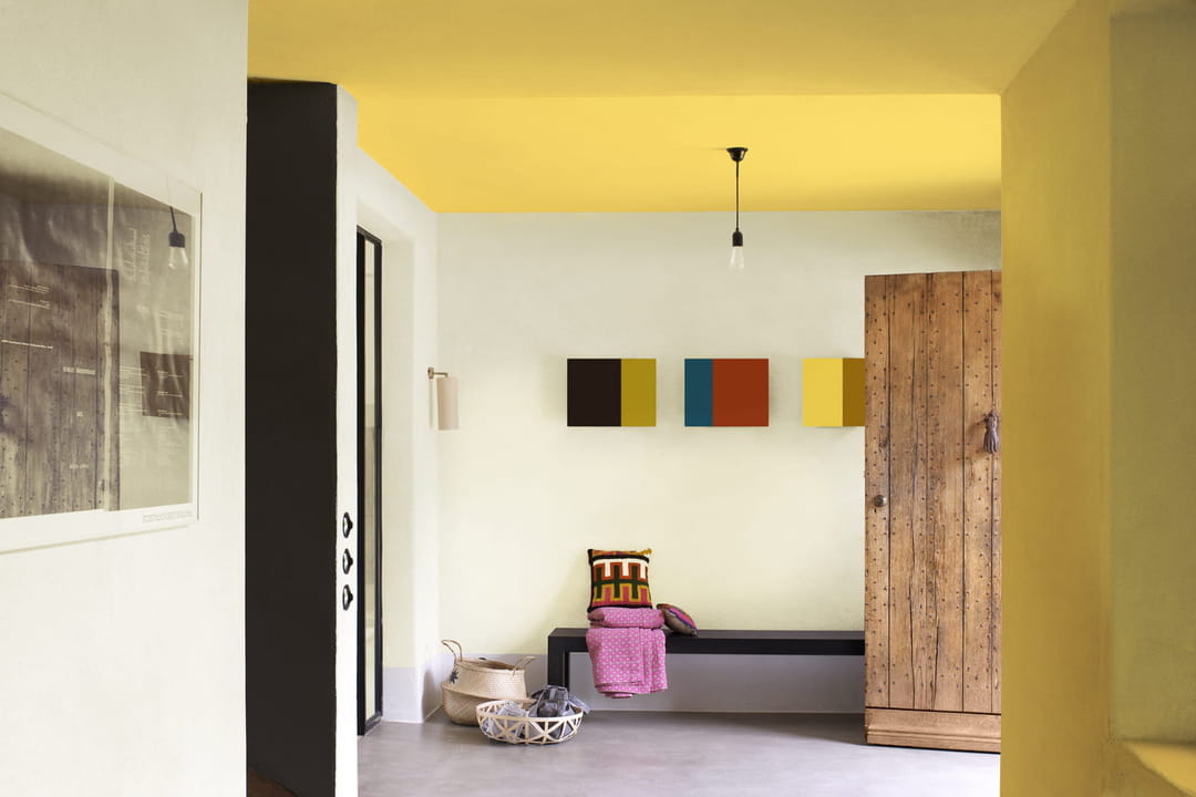 Un plafond jaune pour plus de pep's