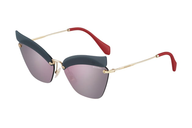 Lunettes de soleil "Folie Two-Tone" de Miu Miu