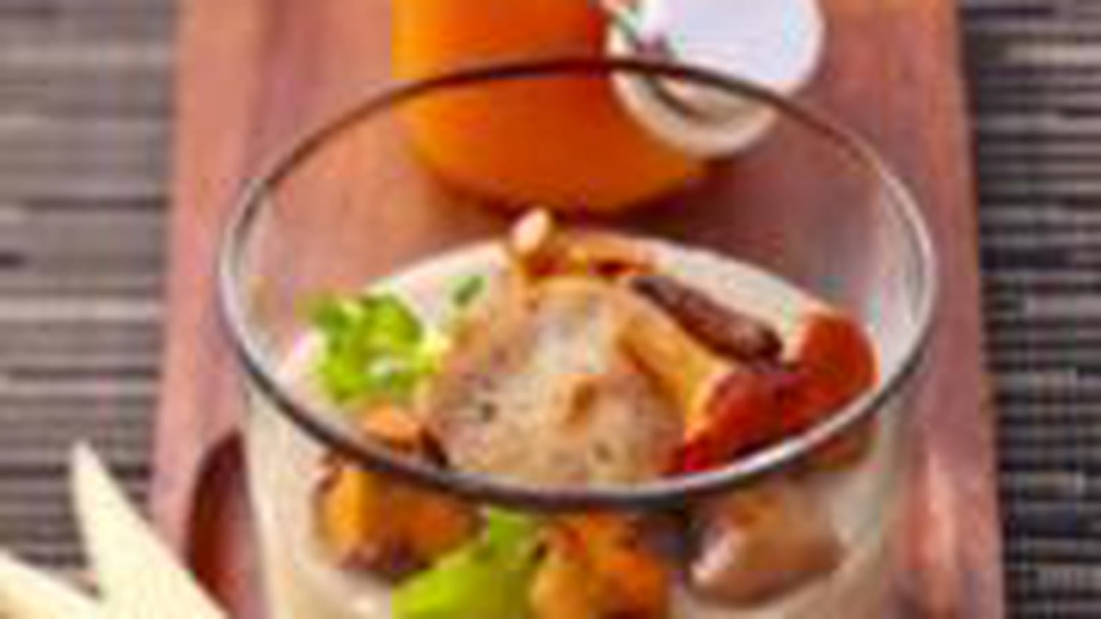 Crème de champignon, Appenzeller et velouté de potiron