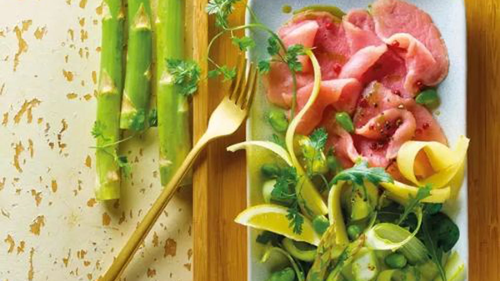 Carpaccio de veau au Beaufort