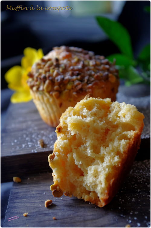 Muffin à la compote d'abricot