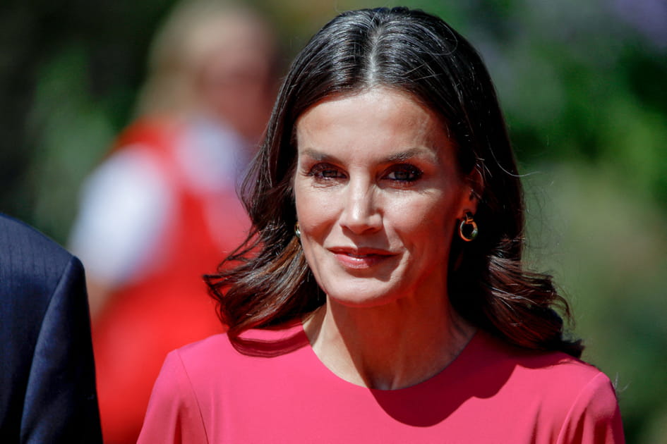 Les boucles volumineuses de Letizia d'Espagne