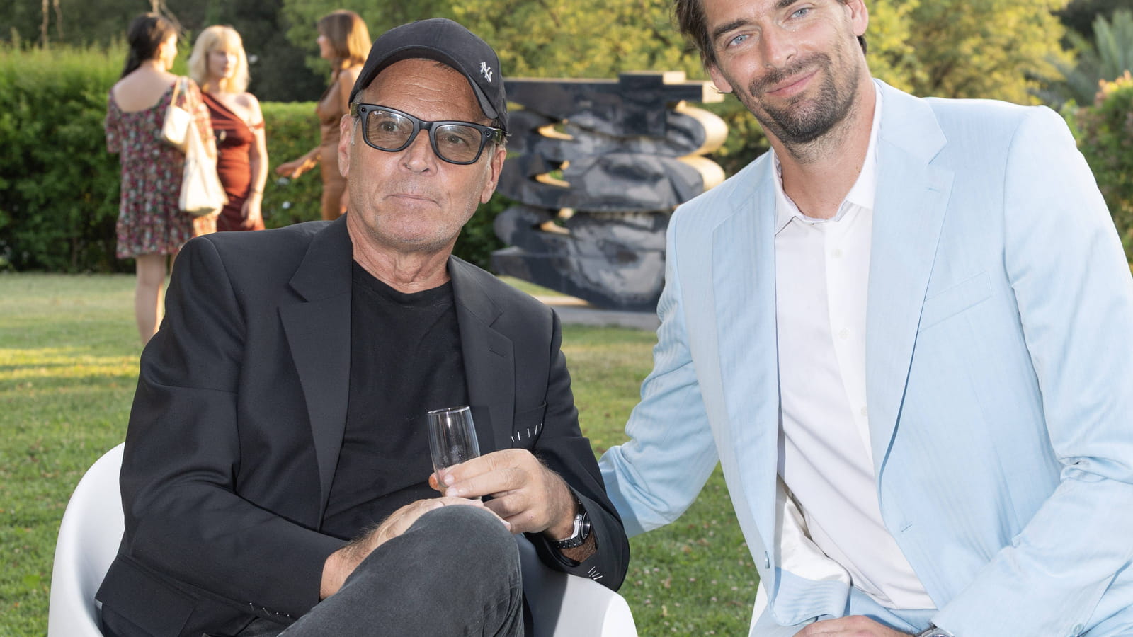 Laurent Baffie et Camille Lacourt